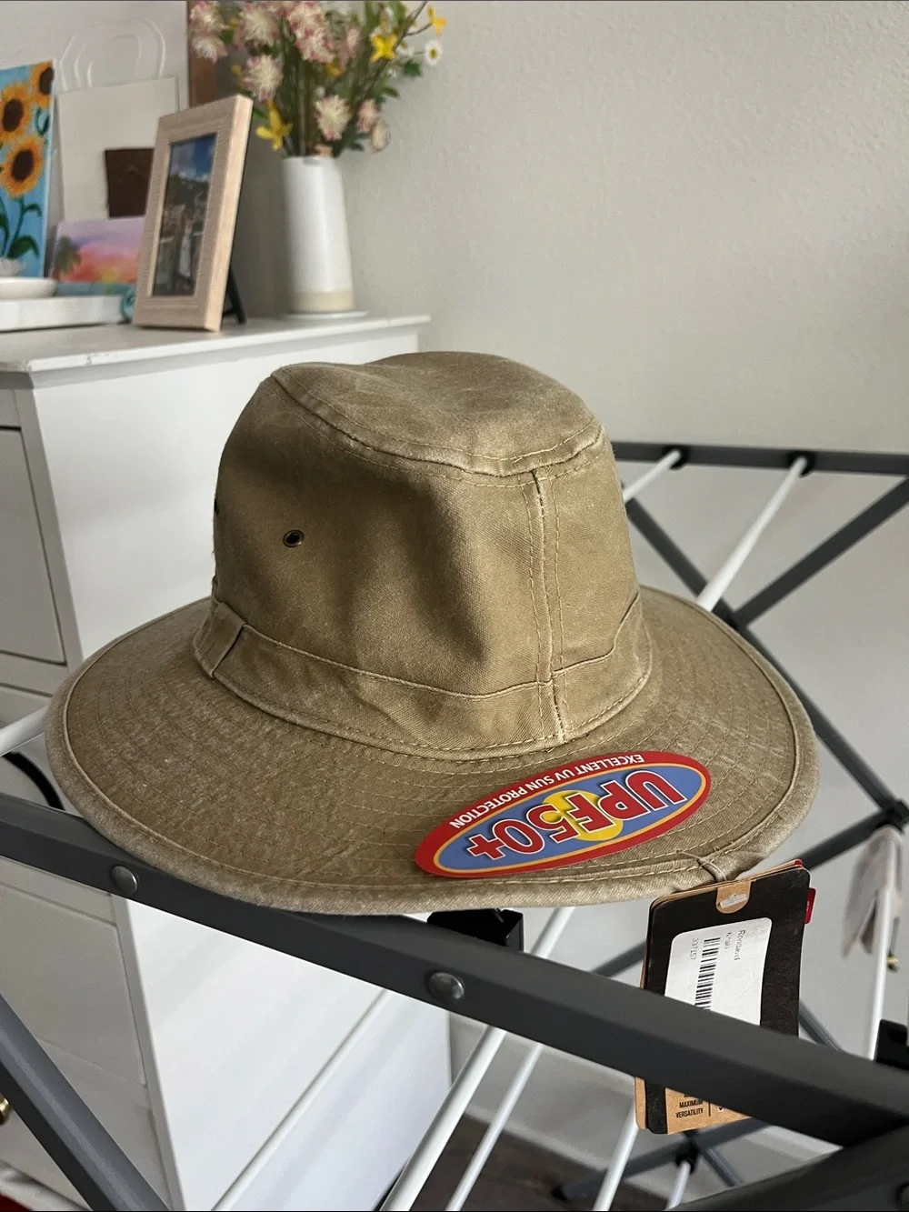 Dorfman Hat Company Rondavel Khaki NWT Large